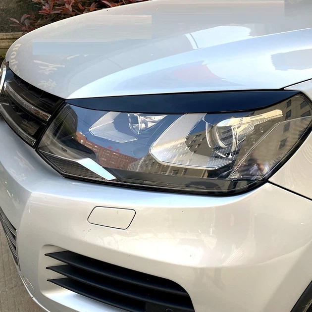 Накладки на фары, реснички VW TOUAREG II черный глянец АБС (10-18 г.в.) - Фото 4 Накладки на фары, реснички VW TOUAREG II черный глянец АБС (10-18 г.в.) - изображение 4