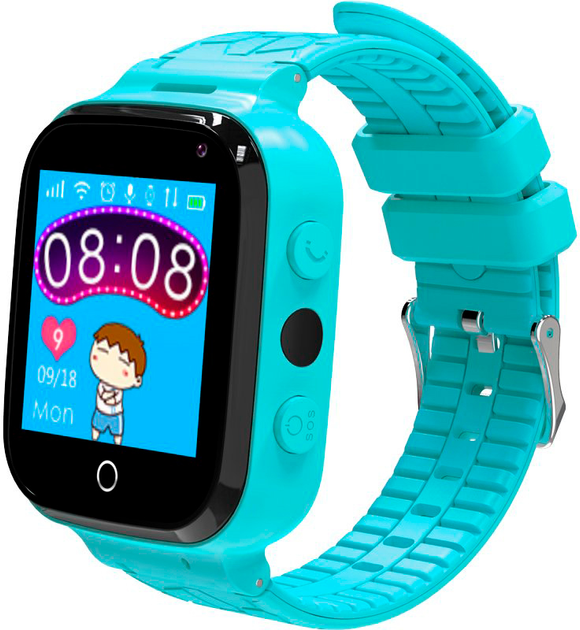 Детские смарт-часы Gelius GP-PK007 (Ocean) с GPS трекером Blue (2099900989568) - изображение 1