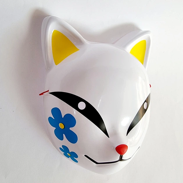 Маска Кицунэ Сабито Японской Лисы Kitsune №02, 25х18 см - Фото 2 Маска Кицунэ Сабито Японской Лисы Kitsune №02, 25х18 см - изображение 2