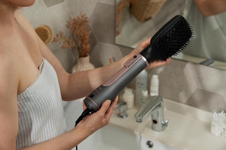 Стайлер 5в1 ARDESTO Brush Pink Touch HD-CR300 завивка, сушка и придание объема, щипцы-гофре и концентратор - изображение 5