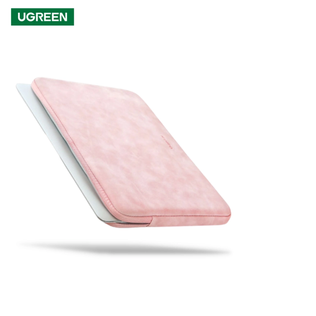 Чехол папка для ноутбука 13,9" Ugreen для MacBook Air / Pro Cherry Pink (LP187) - изображение 2