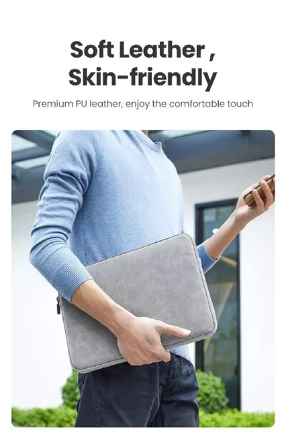 Чехол папка для ноутбука 13,9" Ugreen для MacBook Air / Pro Cherry Pink (LP187) - изображение 4