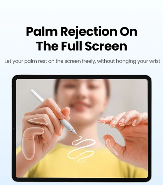 Активный стилус UGREEN с магнитной зарядкой для Apple Pencil 2 для IPad (LP653) - изображение 7