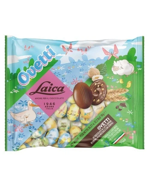 Пасхальні шоколадні яйця Laica 1 кг. Італія - зображення 2