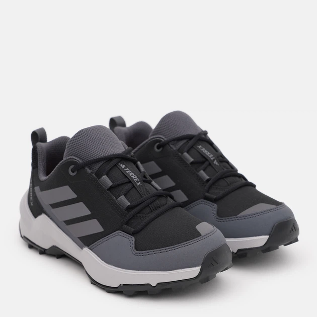 【ヨシケン】adidas TERREX ウィンドブレーカー 黒/グレー Підліткові трекінгові кросівки для хлопчика Adidas Terrex Ax4R K