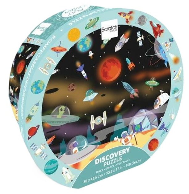 Puzzle Scratch Observation Kosmos 65 x 45 cm 150 elementów (5414561812524) - obraz 1