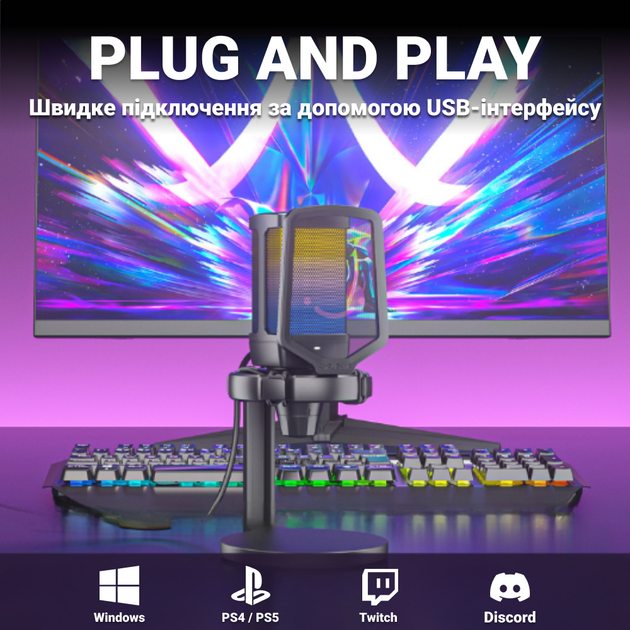 Мікрофон конденсаторний Fifine Q6 USB Black - зображення 11