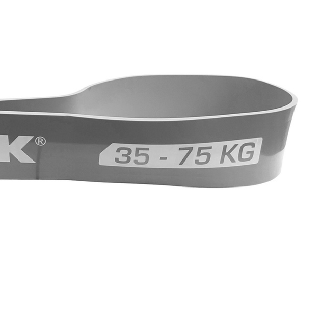 Резинка для фітнесу York 35-75кг - 2080x85x4,5 мм, сірий - зображення 6