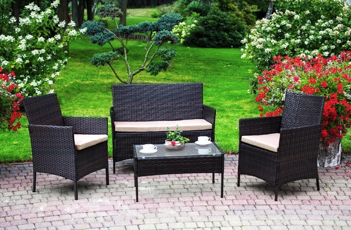 Садовая мебель Chomik GARDEN LINE RAVELLO коричнево-кремовая - изображение 3