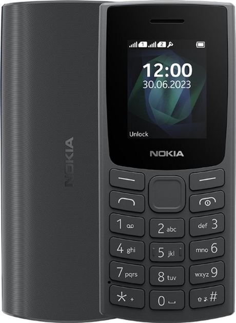 Мобільний телефон Nokia 105 (2023) DualSim 4G Charcoal (1GF018UPA1L05) - зображення 1