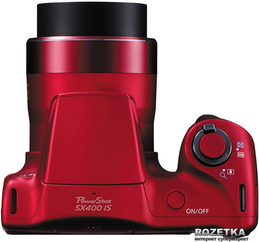 Фотоаппарат Canon PowerShot SX400 IS Red (9769B012) + карта памяти