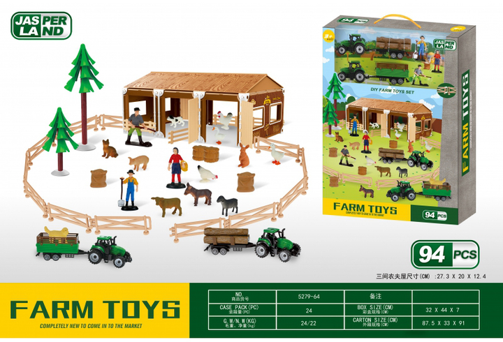 Zestaw do zabawy Woopie Gospodarstwo Farmer z figurkami i akcesoriami (5904326949966) - obraz 6