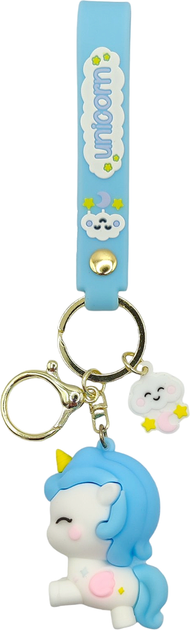 Брелок Bibi Toys Единорог голубой (761711BT) - Фото 1 Брелок Bibi Toys Единорог голубой (761711BT) - изображение 1