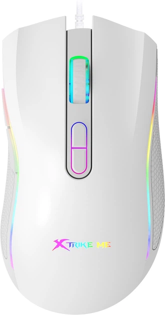 Мышь XTRIKE ME GM-314WH USB RGB White - Фото 1 Мышь XTRIKE ME GM-314WH USB RGB White - изображение 1