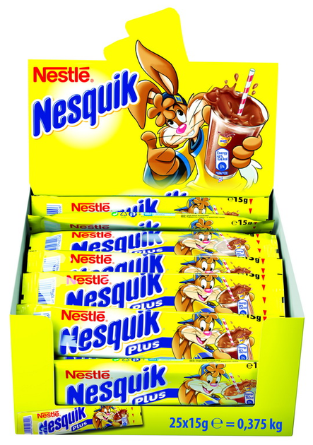 Какао-напиток Nesquik шоколадно-молочный коктель Сток 28 х 13,5г ...