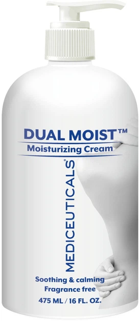 Крем для увлажнения и заживления кожи рук и тела Mediceuticals Dual Moist Hand & Body Cream 475 мл (8719326028538) - Фото 1 Крем для увлажнения и заживления кожи рук и тела Mediceuticals Dual Moist Hand & Body Cream 475 мл (8719326028538) - изображение 1