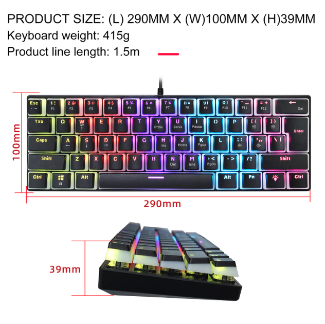 Механическая клавиатура с пудинг кейкапами PBT Pudding Keycaps