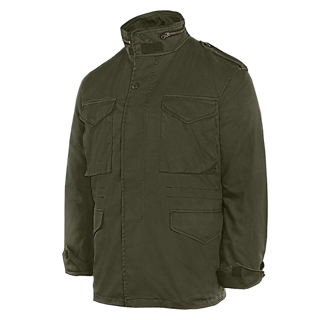 Куртка 2XL Олива Mil-Tec US FELDJACKE M65 T/C M.FU.OLIV (10315001-XXL) - изображение 1