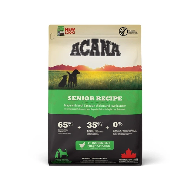 Корм Acana Senior Dog Recipe сухой для пожилых собак 2 кг - Фото 2 Корм Acana Senior Dog Recipe сухой для пожилых собак 2 кг - изображение 2