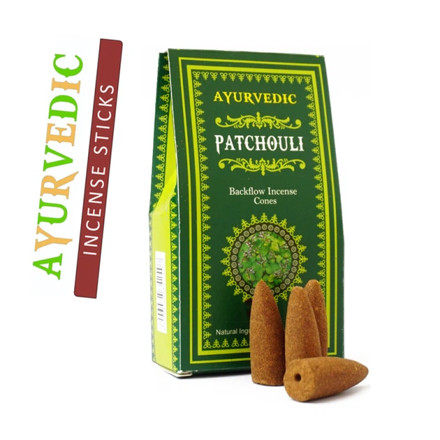 Аромаконусы Ayurvedic BACK FLOW Пачули - Фото 1 Аромаконусы Ayurvedic BACK FLOW Пачули - изображение 1