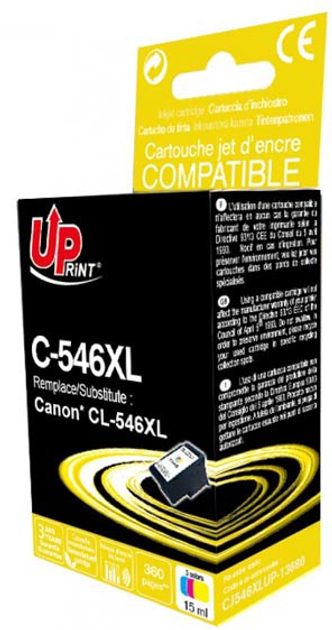 Tusz do drukarek UPrint C-546XL do Canon Color 15 ml - obraz 1