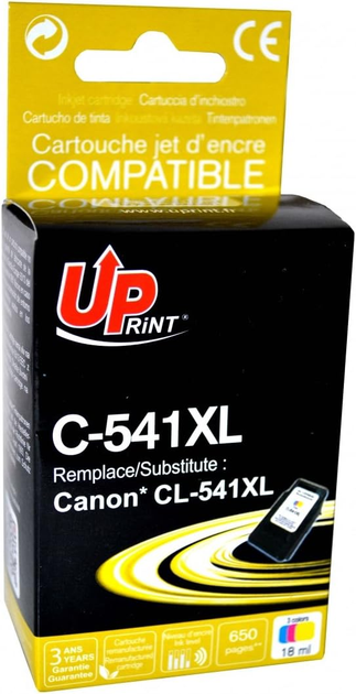 Tusz do drukarek UPrint C-541XL-CL do Canon Color 18 ml - obraz 1