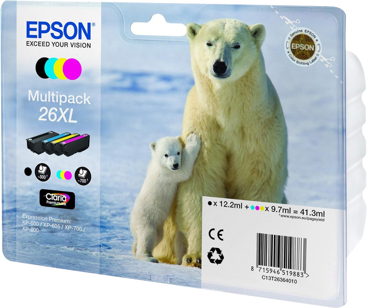 Картридж Epson T263640 26 XL Color 41.3 мл (C13T26364020) - зображення 2