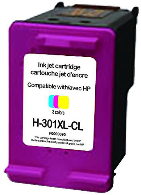 Tusz do drukarek UPrint CH564EE do HP Color 21 ml (H-301XLC) - obraz 2