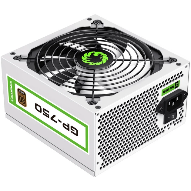 Блок живлення GameMax 750W GP-P750 White (GP-750 White) - Фото 1 Блок живлення GameMax 750W GP-P750 White (GP-750 White) - зображення 1