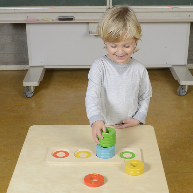 Розвивальна іграшка Masterkidz Montessori Навчання лічбі кольорів розмірів (6955920003898) - зображення 7