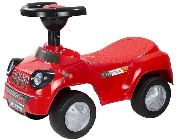 Jezdzik dla malucha LEAN Toys 1819 auto sportowe z klaksonem Czerwony (5905884457139) - obraz 2