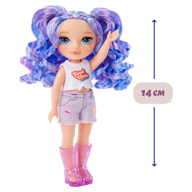 Кукла Rainbow High Littles Amethyst Willow Рейнбоу Хай Аметист Виллоу - изображение 3