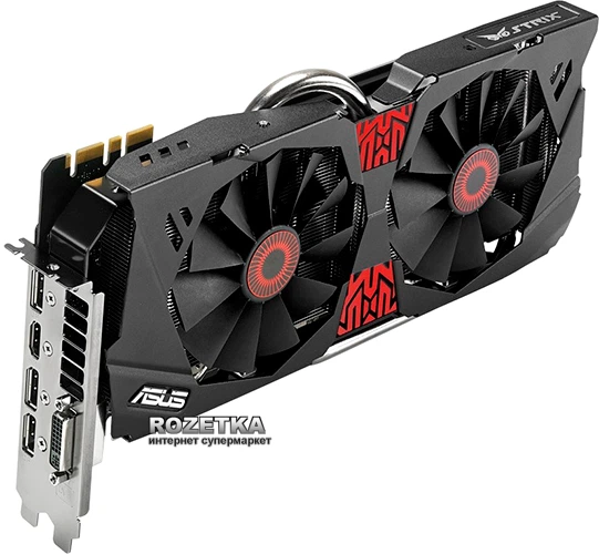 ASUS STRIX-GTX980-DC2OC-4GD グラフィックボード Видеокарта Asus PCI-Ex GeForce GTX 980 Strix OC 4GB GDDR5