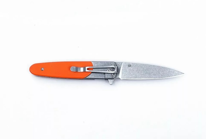 Ніж складний кишеньковий, туристичний Frame Lock Ganzo G743-2-OR Orange 200 мм - зображення 2