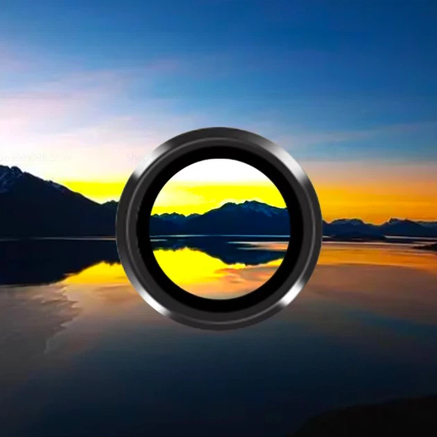 Захисне скло з рамкою CD Pattern для Xiaomi Poco F6 Pro / Redmi K70 на задню камеру black - зображення 3