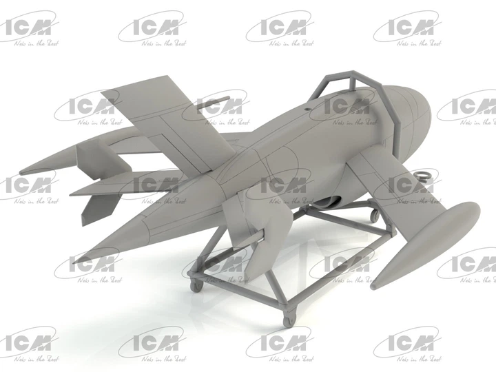 Сборная модель ICM Q-2A AQM-34B Firebee с тележкой 1 самолет и тележка 48400 - Фото 7 Сборная модель ICM Q-2A AQM-34B Firebee с тележкой 1 самолет и тележка 48400 - изображение 7