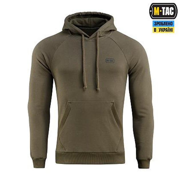 Кофта M-Tac Hoodie Cotton Raglan Hard Dark Olive Розмір S - зображення 2