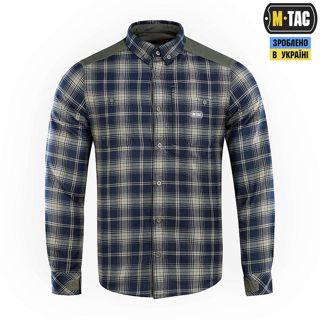 Сорочка M-Tac Redneck Shirt Olive/Navy Blue Розмір S/L - зображення 1