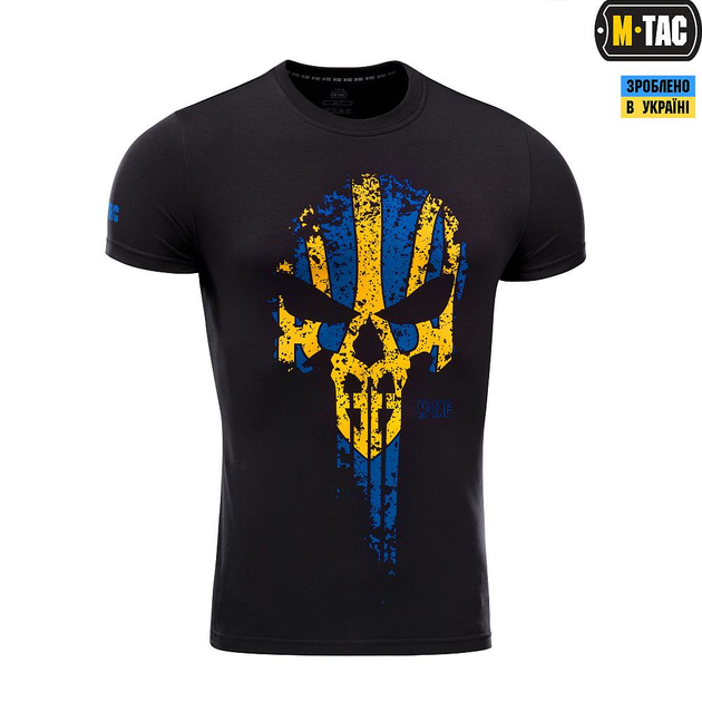 Футболка M-Tac Месник Black/Yellow/Blue Розмір M - зображення 1