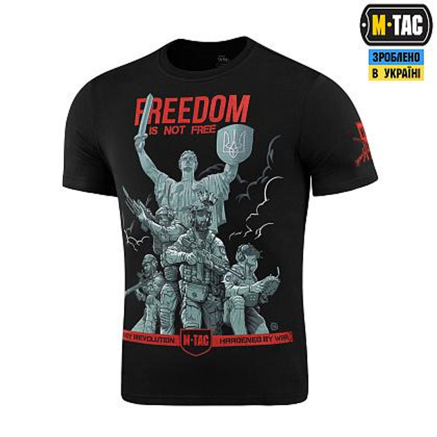 Футболка M-Tac Freedom Black Размер XS - изображение 2