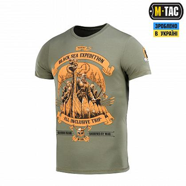 Футболка M-Tac Black Sea Expedition Light Olive Размер M - изображение 1