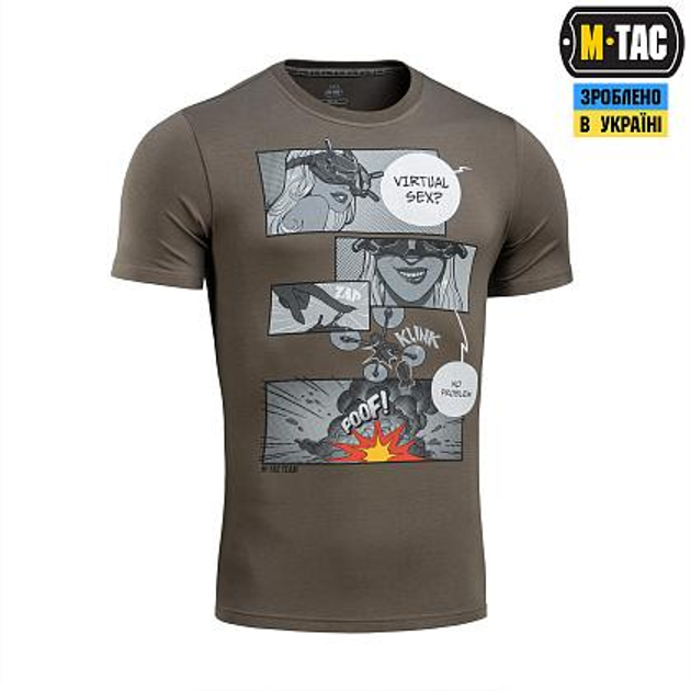 Футболка M-Tac Comics Drone Girl Dark Olive Розмір 2XL - зображення 1