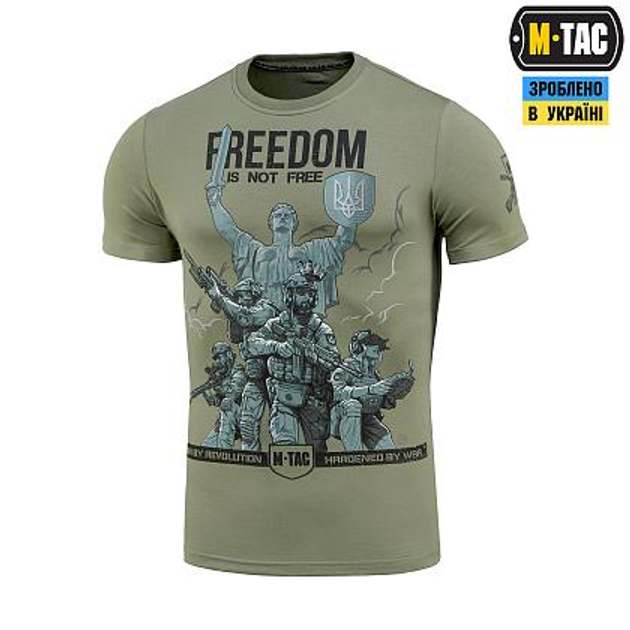 Футболка M-Tac Freedom Light Olive Размер L - изображение 1