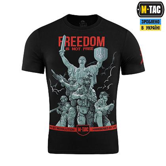 Футболка M-Tac Freedom Black Розмір XL - зображення 1