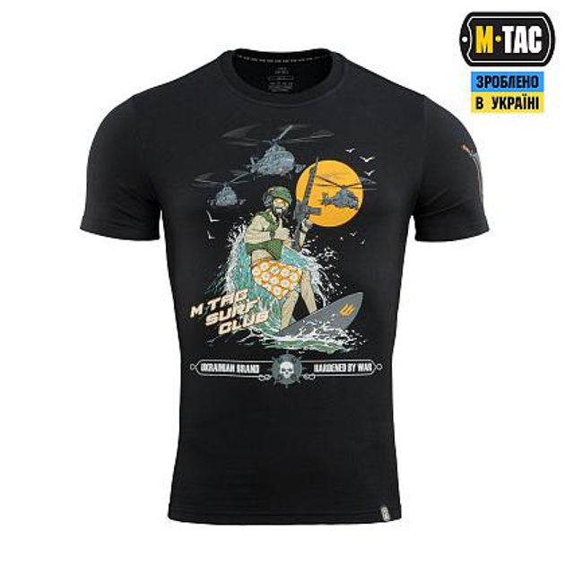 Футболка M-Tac Surf Club Black Розмір M - зображення 1