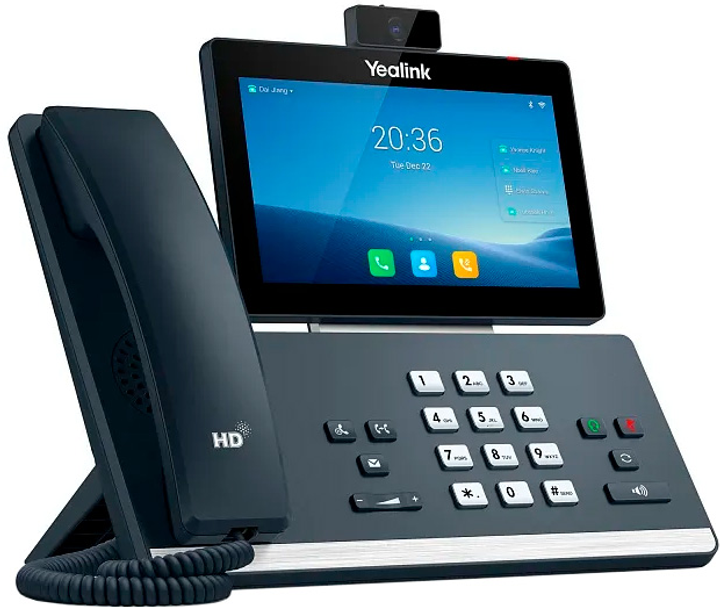 IP-телефон Yealink SIP-T58W with camera Black (1301112) - зображення 3