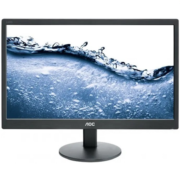 Монитор AOC E2070SWN TFT 19.5" D-SUB 1600x900 TN 19Вт черный - изображение 1