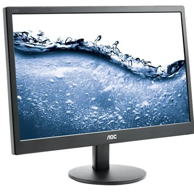 Монитор AOC E2070SWN TFT 19.5" D-SUB 1600x900 TN 19Вт черный - изображение 2