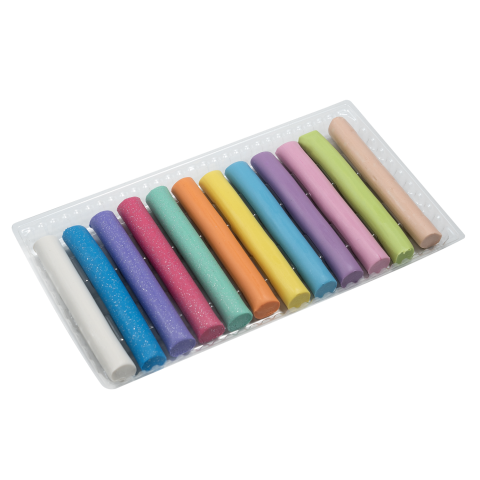 Пластилін 12кол. ZiBi KIDS Line 6240, PASTEL (8 пастель + 4 глітер) 200г, /ZB.6240/ - Фото 2 Пластилін 12кол. ZiBi KIDS Line 6240, PASTEL (8 пастель + 4 глітер) 200г, /ZB.6240/ - зображення 2