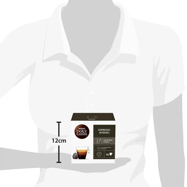 Кофе в капсулах NESCAFE Dolce Gusto Espresso Intenso 112 г (7613036867436) - Фото 9 Кофе в капсулах NESCAFE Dolce Gusto Espresso Intenso 112 г (7613036867436) - изображение 9